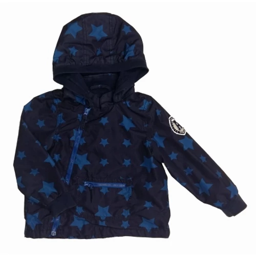 Sötétkék csillagos átmeneti kabát (86)