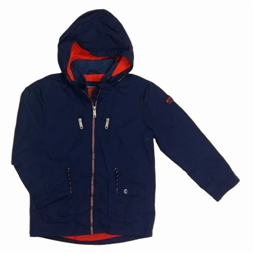 Sötétkék narancs átmeneti kabát (140)