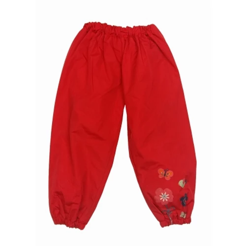 Piros virágos esőnadrág (104)