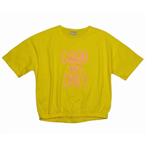 Sárga Good Vibes póló (158)