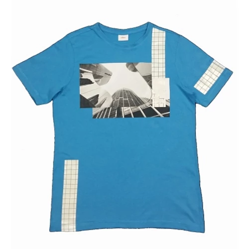 S'Oliver kék póló (152)