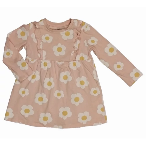 Virágos rózsaszín ruha (92)