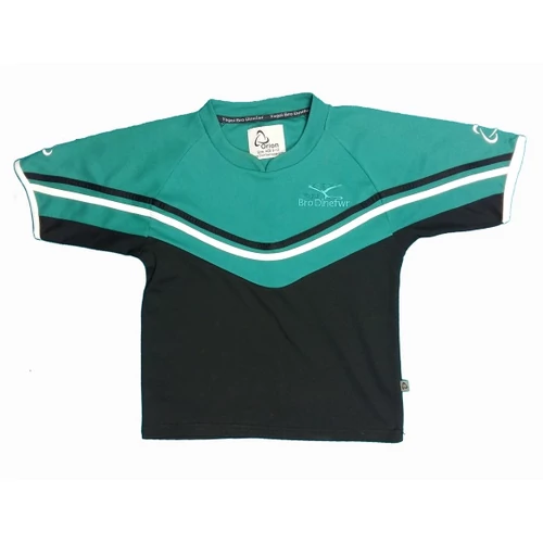 Fekete-zöld sportpóló (140)