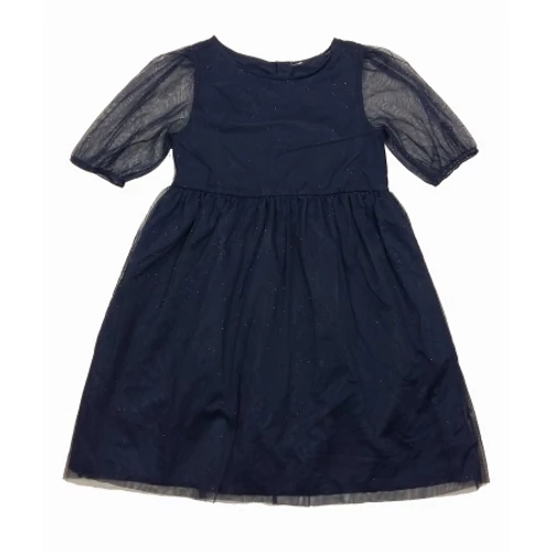 Sötétkék tüllös ruha (128)