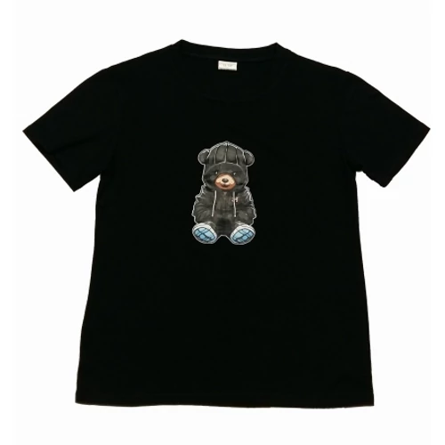 Fekete macis póló (164)