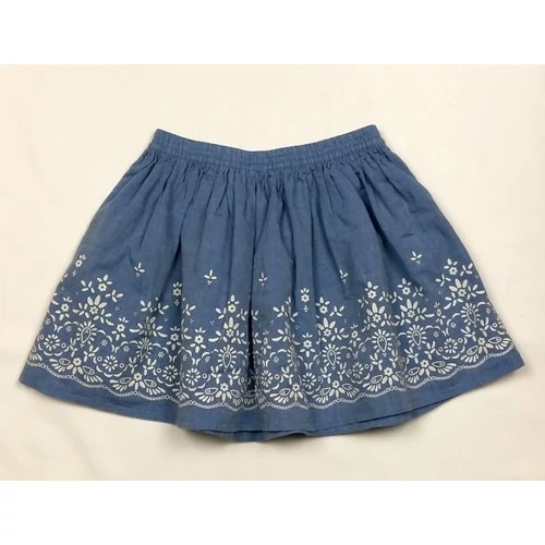 Virágos farmerkék szoknya (128)