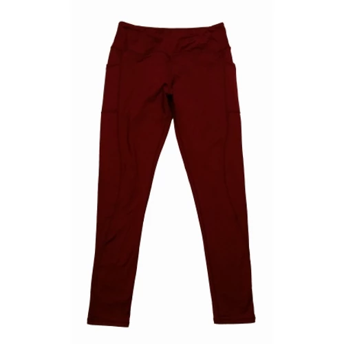 Bordó zsebes sportleg (M)