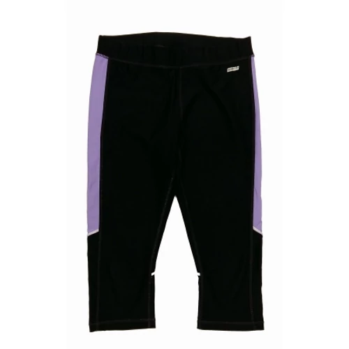 Fekete-lila 3/4-es sportleg (S)