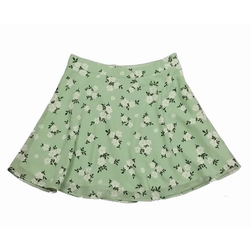 Zöld virágos szoknya (158)