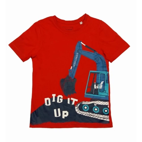 Piros markolós póló (128)