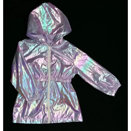 Lila fényes átmeneti/szél kabát (104)