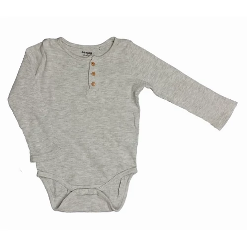 Szürke gombos body (86)