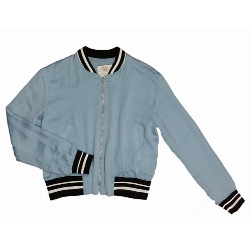 Világoskék zipes felső (M)