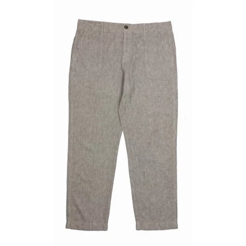 Szürke zsebes lennadrág (42)