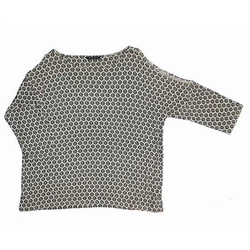 Kék-fehér mintás póló (44)