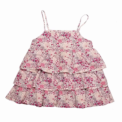 Virágos fodros tunika (128)