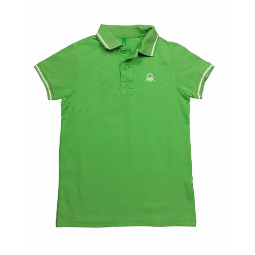Zöld Benetton galléros póló (146)