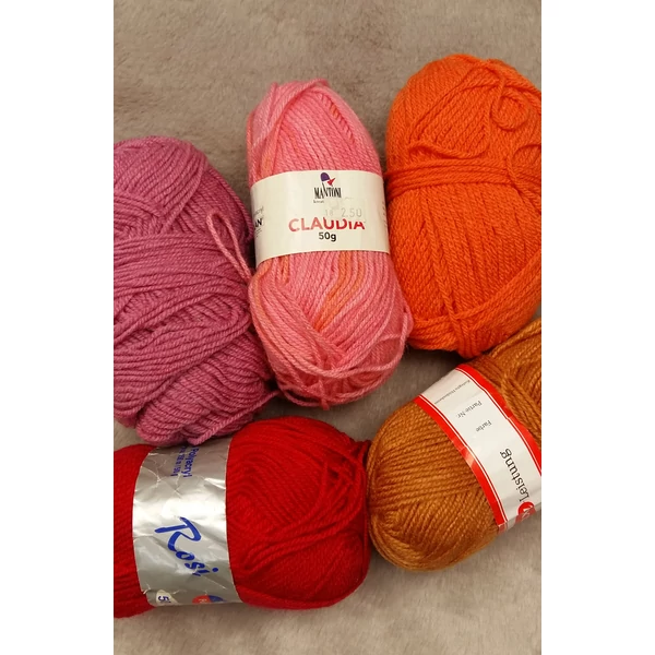 Vegyes akril fonalcsomag (250gr)