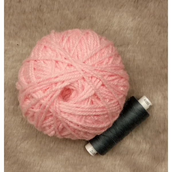 Rózsaszín akril fonal (35gr)