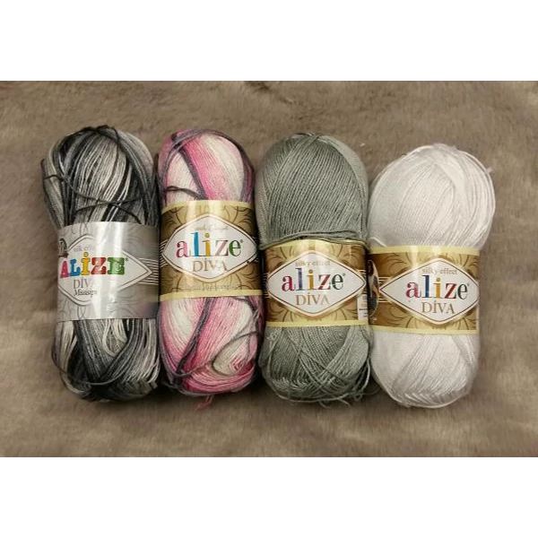Alize Diva mikroszálas akril fonal (400gr)