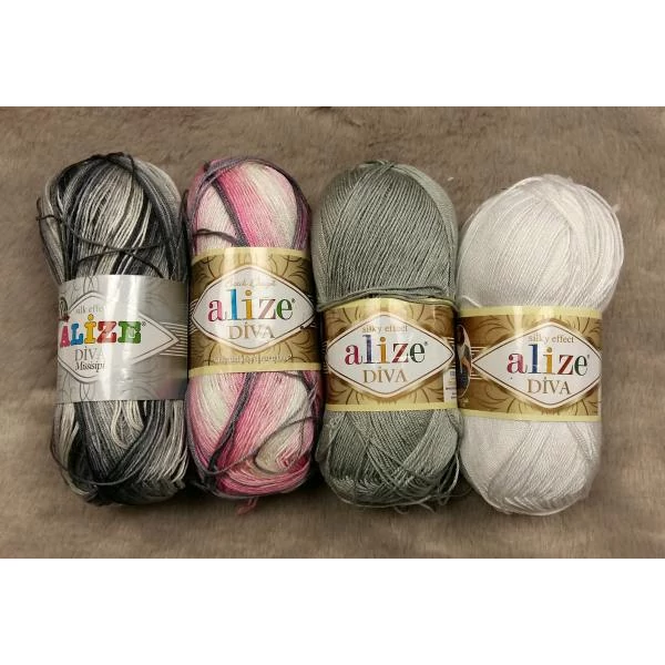 Alize Diva mikroszálas akril fonal (400gr)