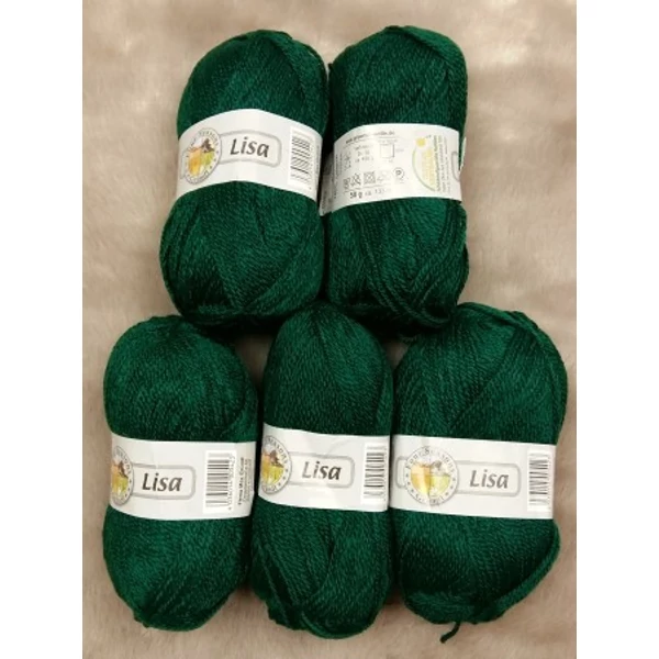 Lisa zöld akrilfonal (250gr)