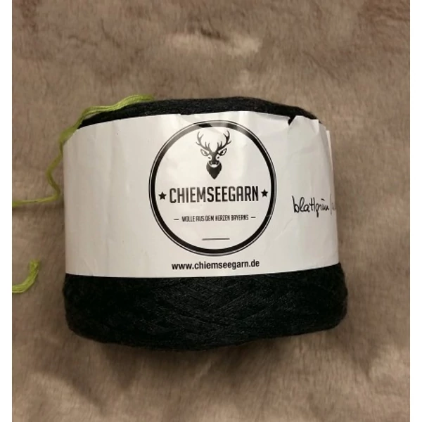 Chiemseegarn zöld/antracit sütifonal (200gr)