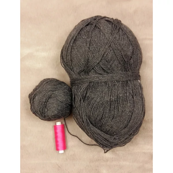 Szürke akril fonal (410gr)
