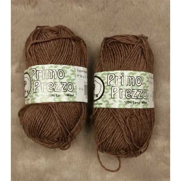 Barna superwash gyapjú (100gr)