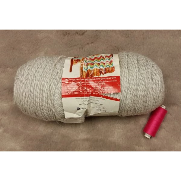 Bernat szürke akril fonal (197gr)