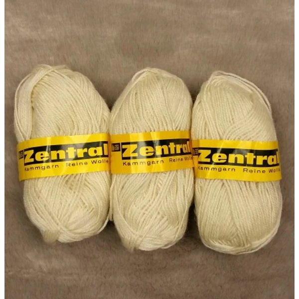 Zentral krém gyapjú fonal (150gr)