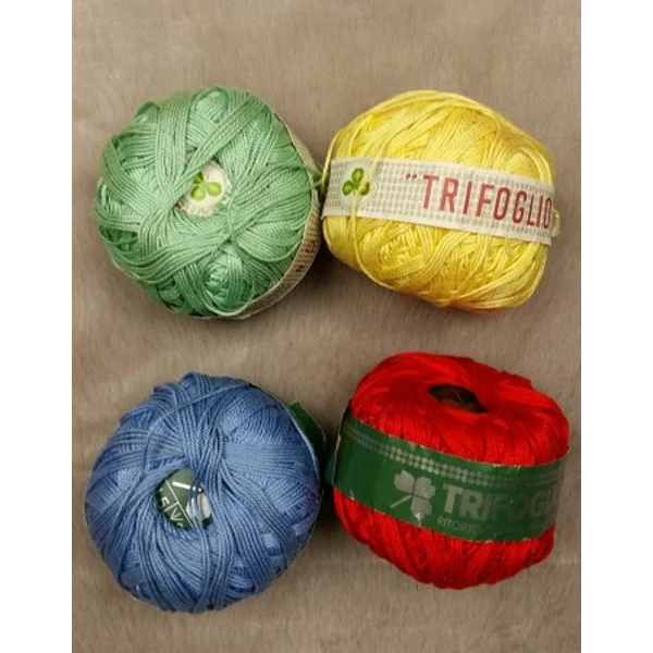 trigoglio színes pamut fonal (200gr)