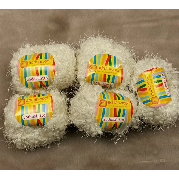 Adrianwool fehér fonal (250gr)