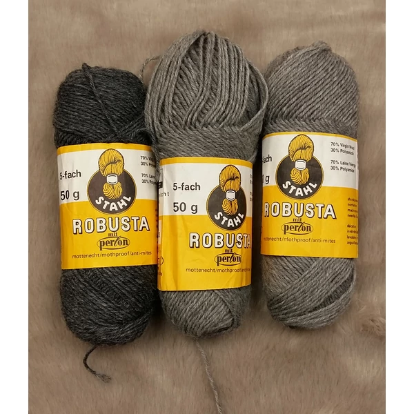 Stahl Robusta gyapjú-polyamid fonal (150gr)