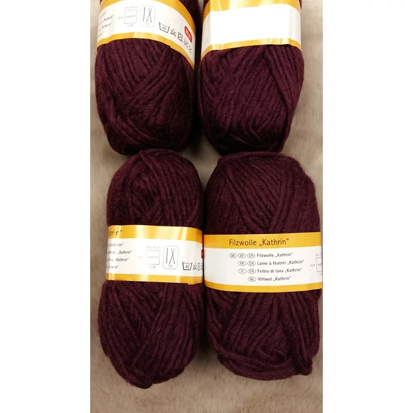 padlizsán gyapjúfilc (200gr)