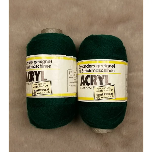 Zöld akril fonal (200gr)