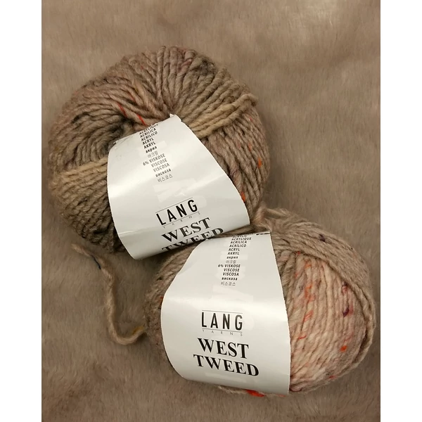 Lang Yarns West Tweed gyapjú-akril fonal (100gr)