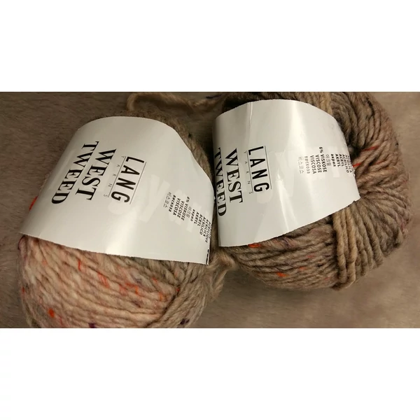Lang Yarns West Tweed gyapjú-akril fonal (100gr)