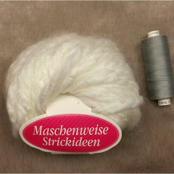 Fehér akril fonal (50gr)