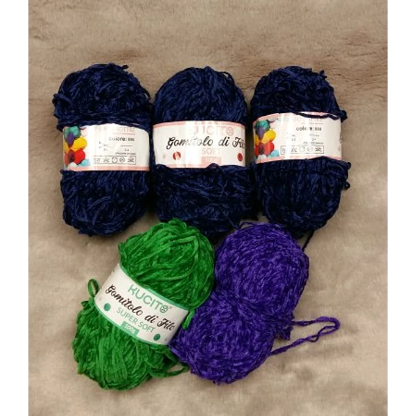 Kucito Gomitolo di Filo soft zsenília fonal (500gr)