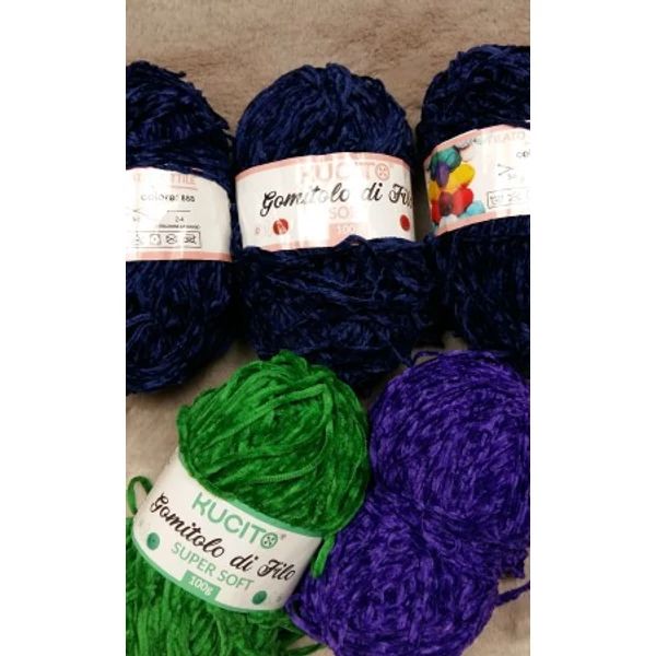 Kucito Gomitolo di Filo soft zsenília fonal (500gr)