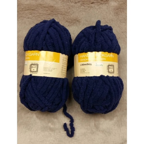 Kék plüssfonal (100gr)