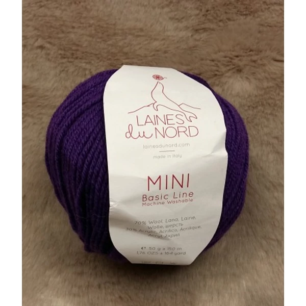 Laines du Nord Mini Basic Line gyapjú-akril fonal (50gr)