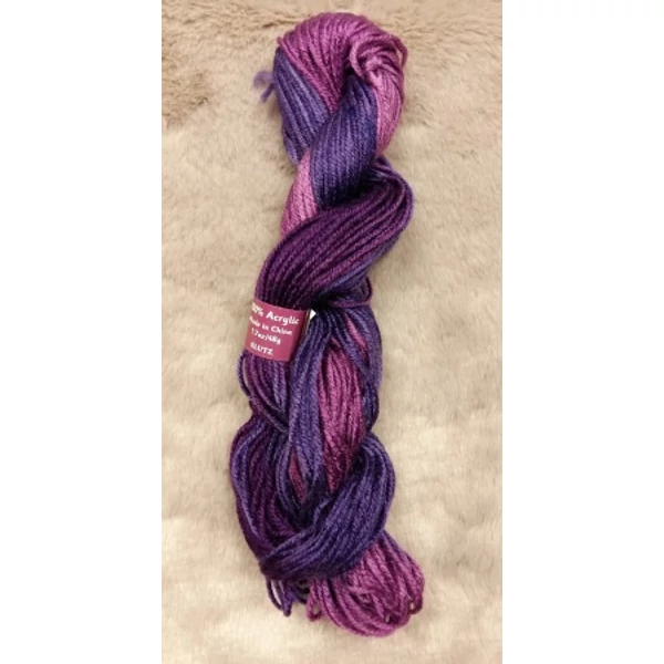 Lila színátmenetes akril fonal (48gr)