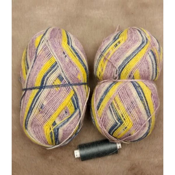 Sárga-lila zoknifonal (195gr)