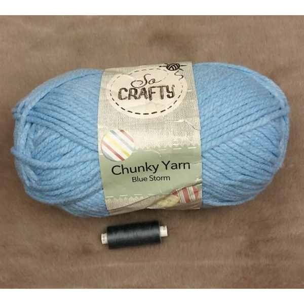 So Crafty Chunky Yarn Blue Storm akril fonal (400gr)