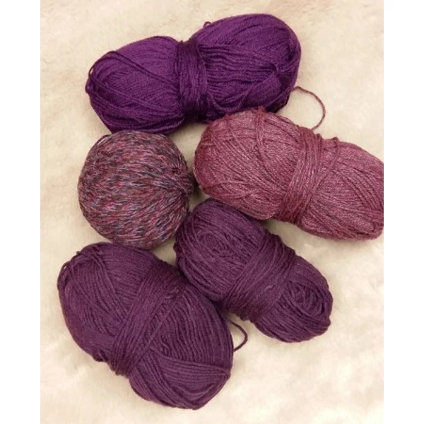 Padlizsán színvilágú fonalcsomag (500gr)