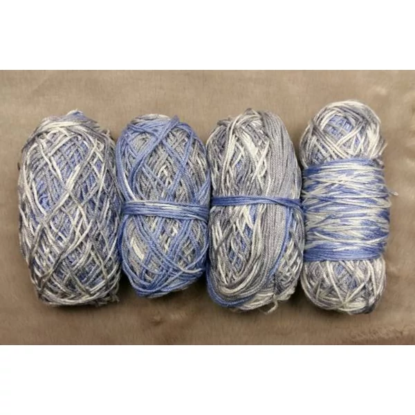 Színátmenetes pamut-akril fonal (300gr)