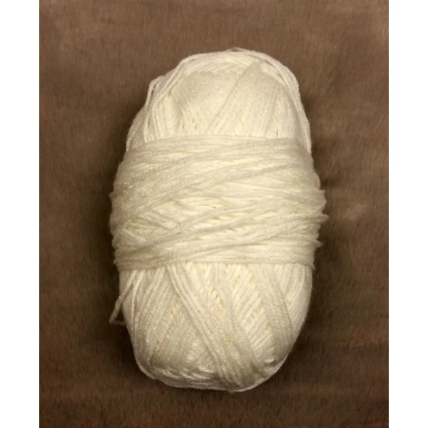 Fehér akril fonal (140gr)