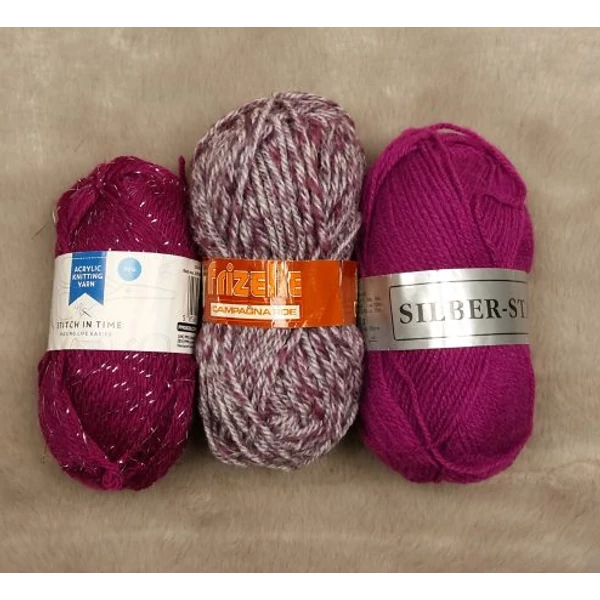 Lila színvilágű fonalcsomag (150gr)